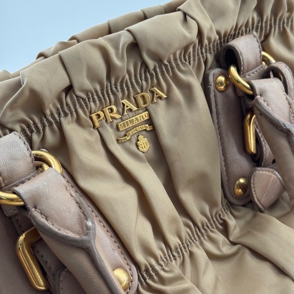 Prada Tessuto Gaufre Nylon Satchel - Picture 1 of 16
